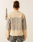 Western Lapis Trellis Jacket