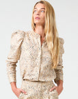 Lilium Metallic Linen Shirt