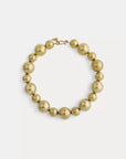 Brass Pearl Necklace