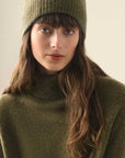 Cashmere Plush Rib Beanie